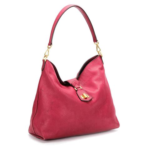 Fendi One Shoulder Bag Red Leather ref.358870 